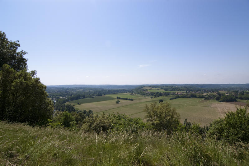 a panoramic view of the french countryside
