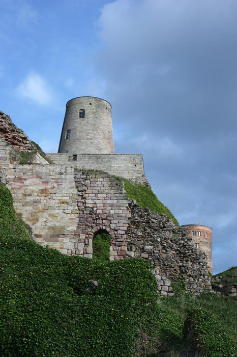 <p>Bamburgh Castle Northumberland, South West Entrance</p>