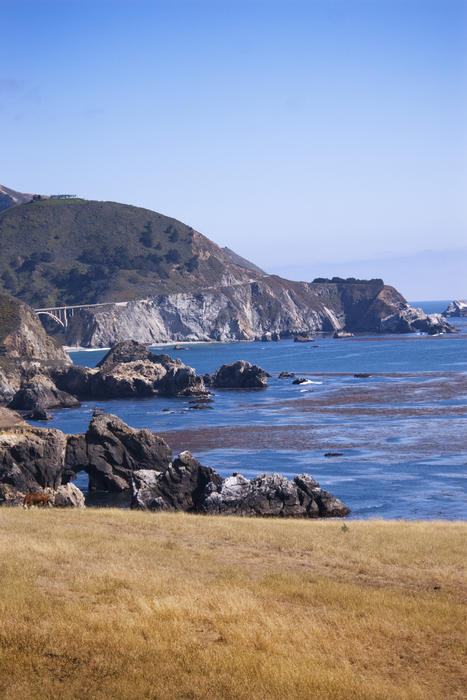 rugged natural beauty of the pacific coast highway 1, big sur california