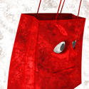 2104   red shopping bag