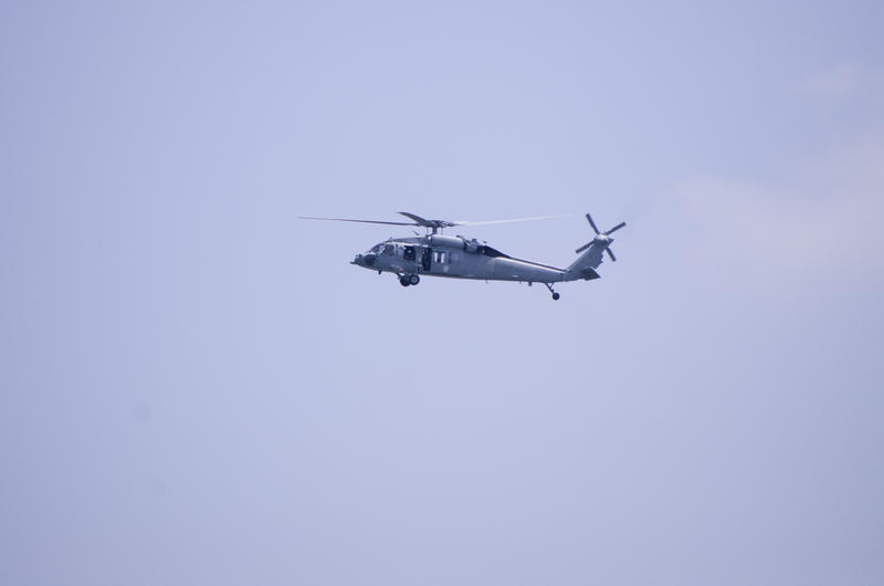 A Sikorsky SH-60 Seahawk helicopter