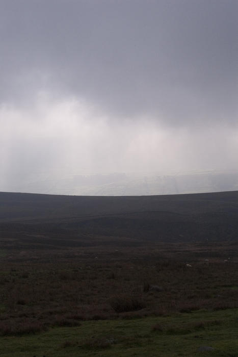 a story day on top of an english moor