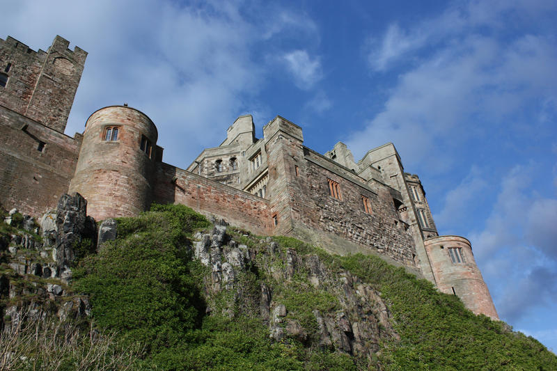 <p>Bamburgh Castle, northumberland Main building</p>