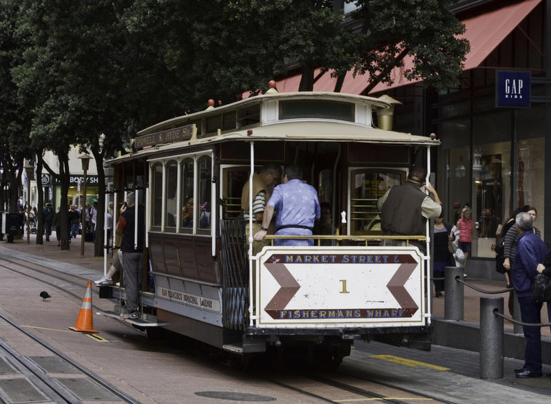 <p> Cable Car at Fisherman's Wharf, San Francisco</p>