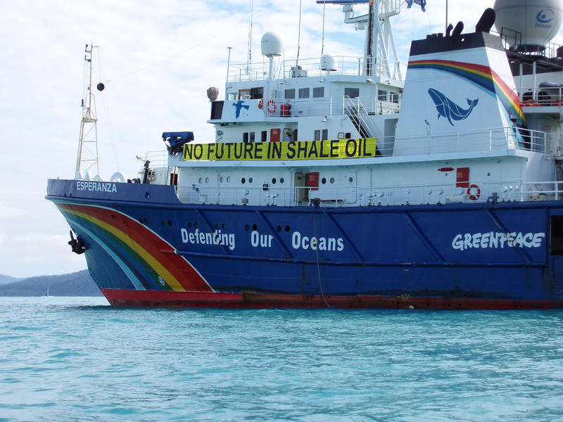 MV Esperanza Greenpeace Ship     