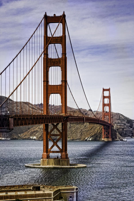 <p>&nbsp;Golden Gate Bridge, San Francisco, &nbsp;taken from the south side of the bay</p>