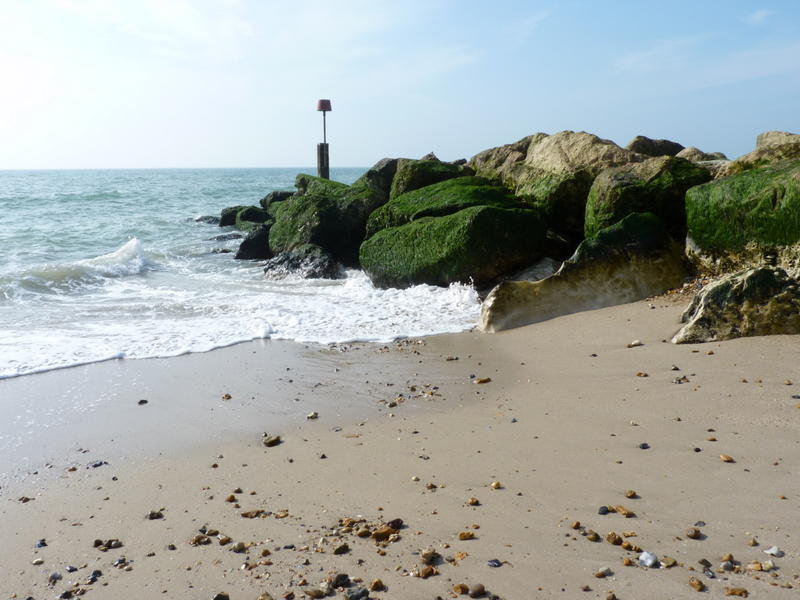 <p>&nbsp;Rocky Groyne at Hengistbury Beach</p>