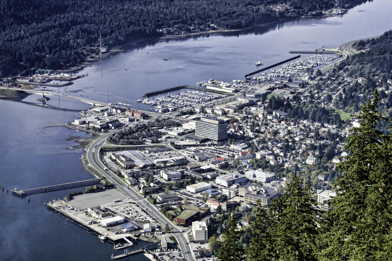 <p>&nbsp;Juneau from Mt Roberts, Alaska</p>