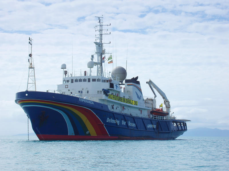 Esperanza, one of several ships operated by Greenpeace