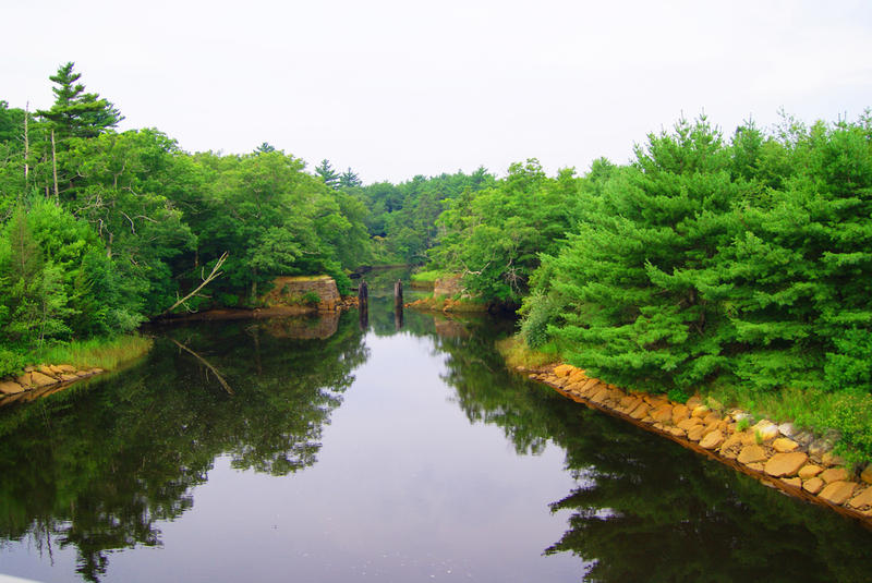 <p>Man-Made Canal</p>Man-made canal with glass like water