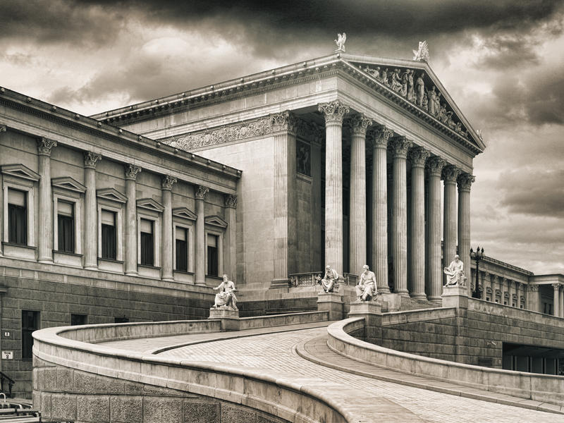<p> Parliament Buildings, Vienna</p>