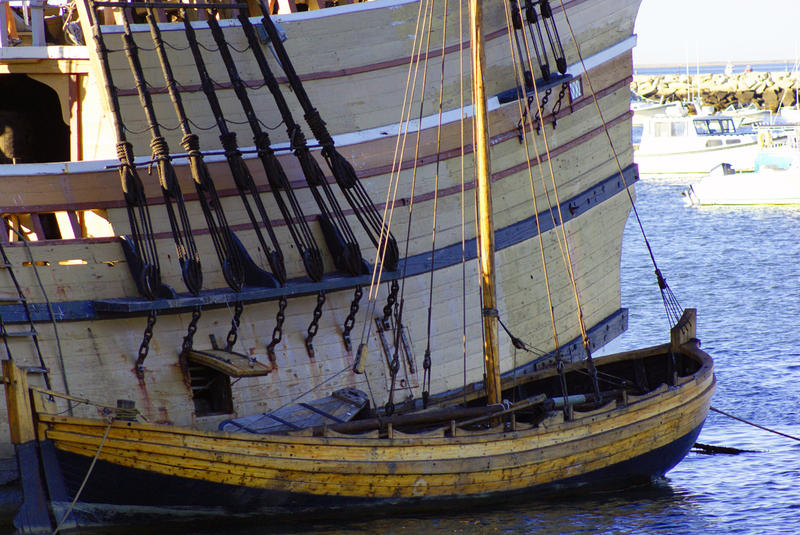 <p>Tall Ship I</p>Tall Ship With Row Boat