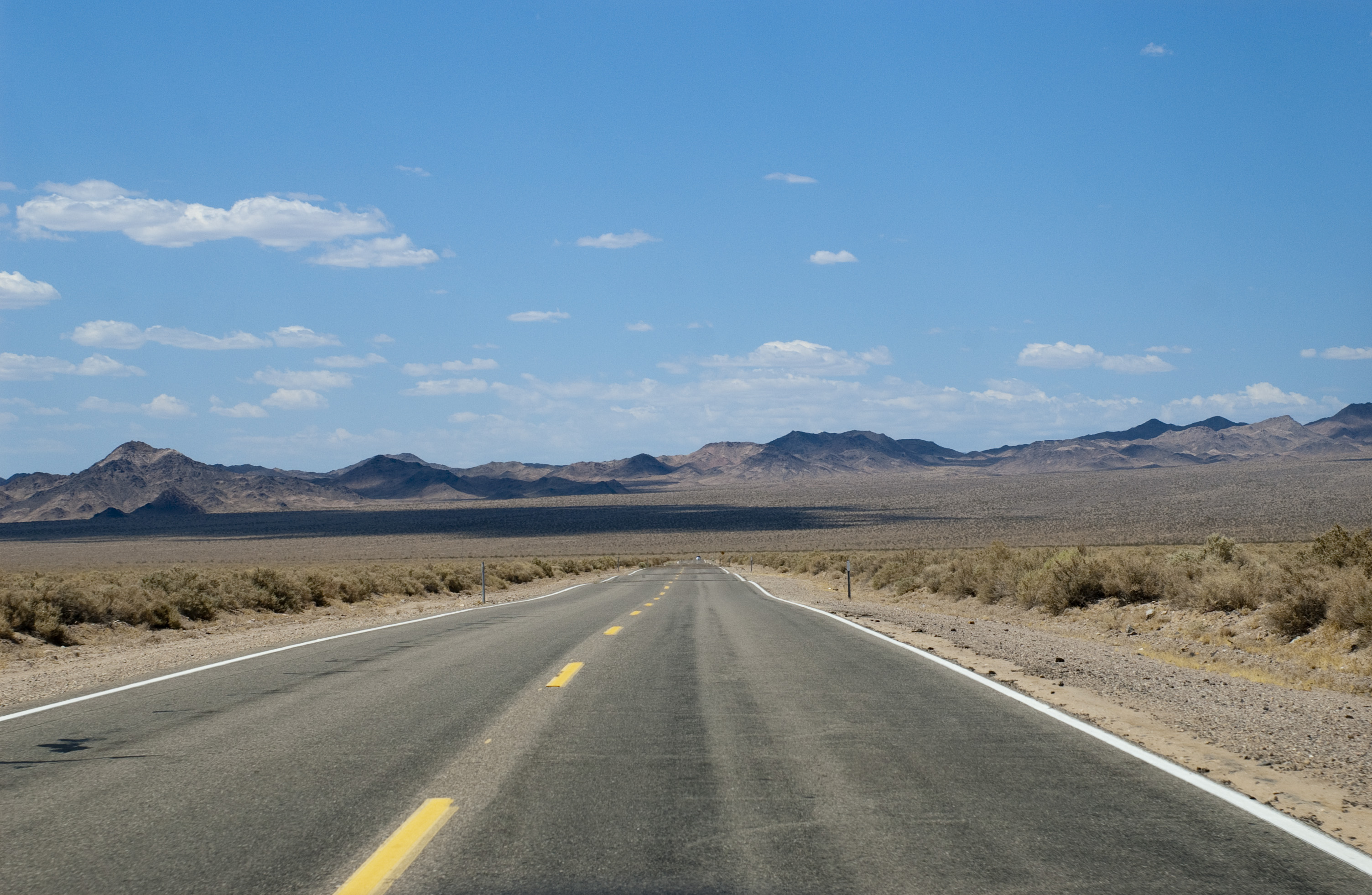 long deserted road