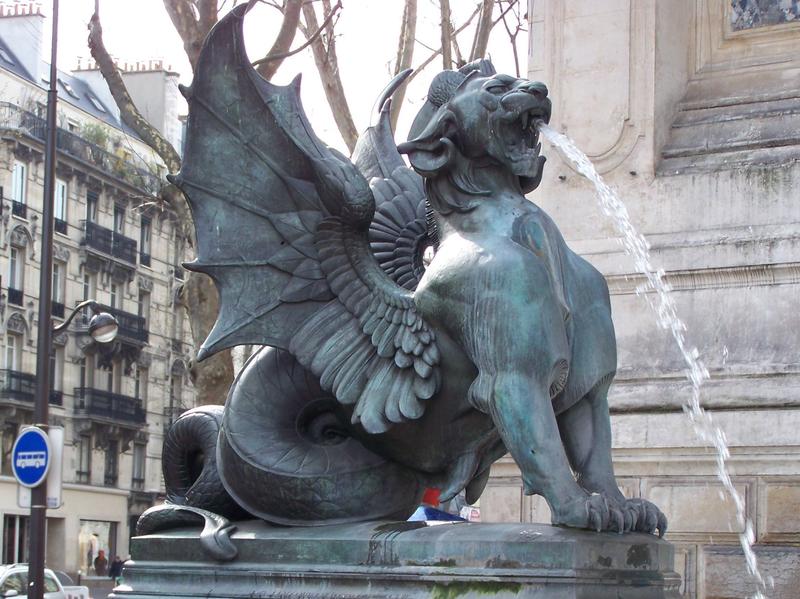 <p>Fountain close to The Seine in Paris</p>