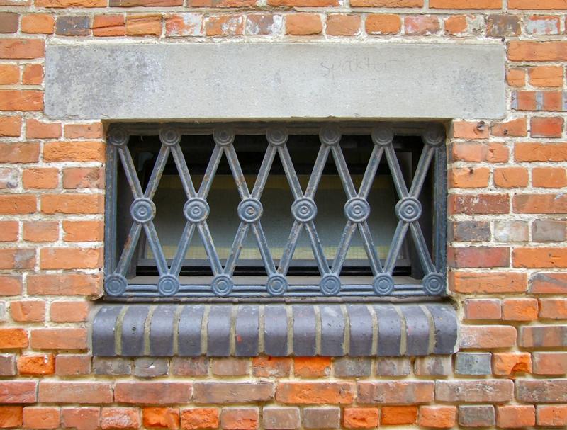 <p>Victorian window grille at Quay Arts Centre, Newport, Isle of Wight </p>