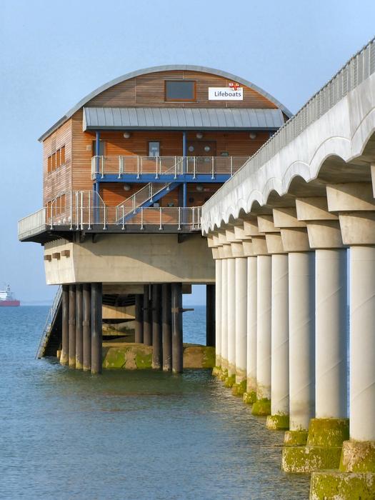 <p>New RNLI lifeboat house &amp; walkway, Bembridge, Isle of Wight&nbsp;</p>