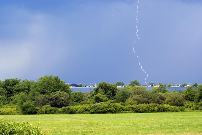 <p>Lightening strike during the day</p>Lightening strike during the day