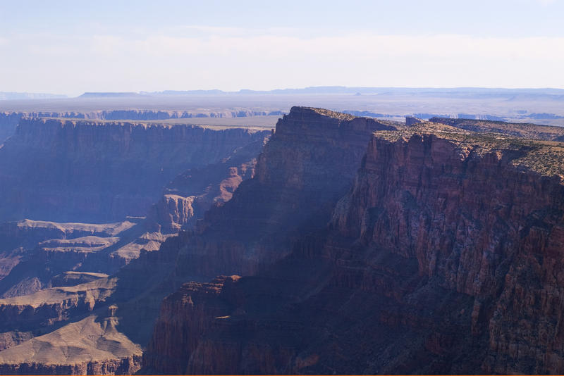 rugged scenic landscape in the grand canyon