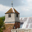 4391   rustic bell tower