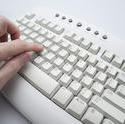 3947   one finger typist