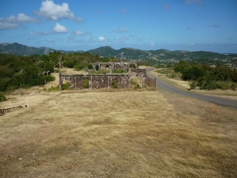 ruins of an old castle, antigua