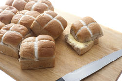 5047   Buttered Fresh Hot Cross Buns