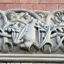 4569   stone bat carving