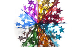 4696   colourful christmas star