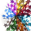 4696   colourful christmas star