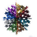 4701   multicolour hanging star