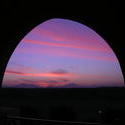 4437   egypt sunset arch