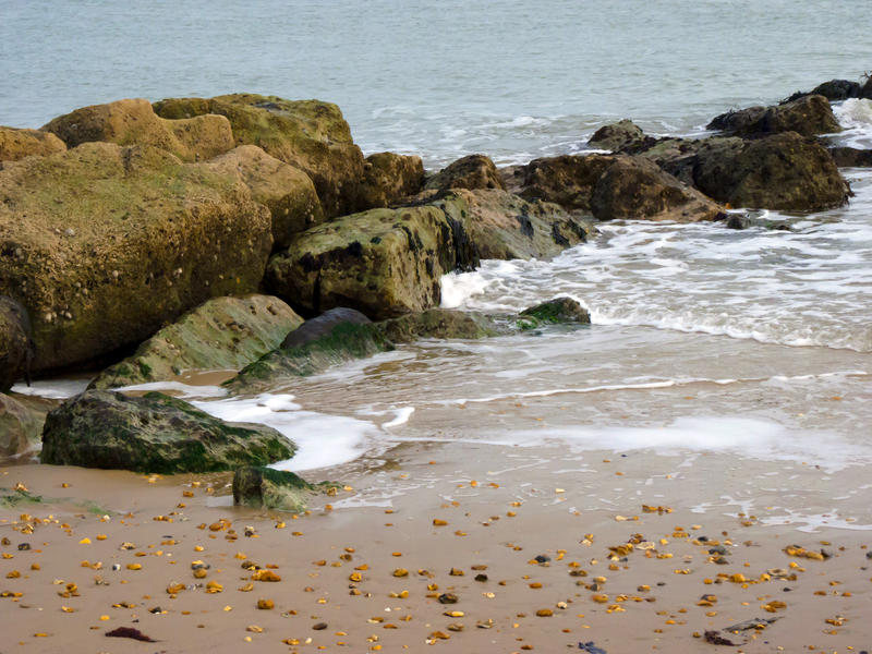 <p> Gentle Lapping Water on a beach</p>