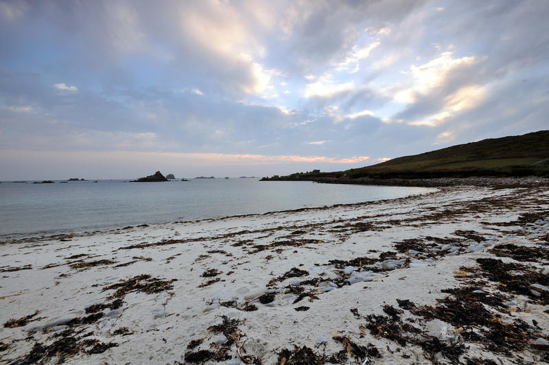 Spring sunset on Hell Bay, Bryher, Isles of Scilly 