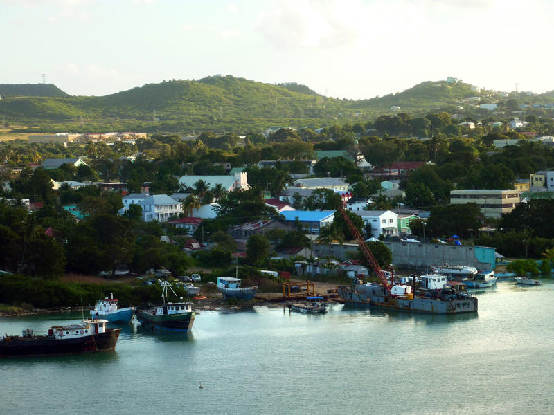 waterfront on the island of st johns, US virgin islands