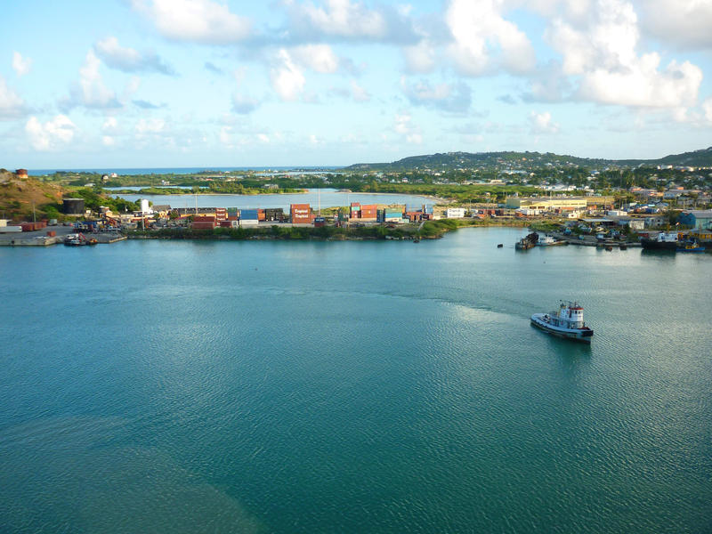 harbour on the island of st john, US virgin islands