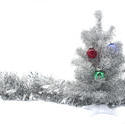 4711   christmas tree and tinsel