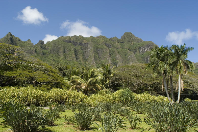 Ko'olau Range of mountains, oahu, hawaii