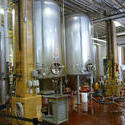 6694   Large metal brewery vats