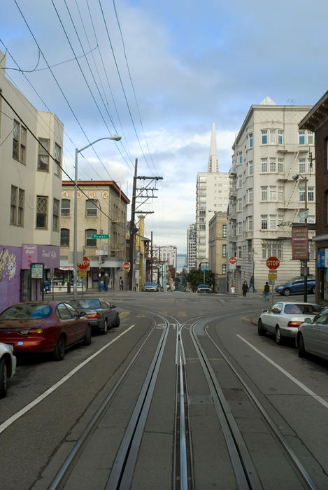 san francisco cable car intersection