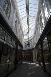 7601   Glass roof and shopfronts of the Morgan Arcade