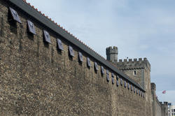 7566   Cardiff Castle walls