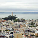 5574   Coit Tower and bay
