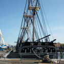 6639   USS Constitution tied to the wharf