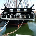 6640   The USS Constitution in Boston harbour