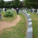 6714   Row of Titanic gravestones