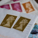 5358   Cancelled British postage stamps