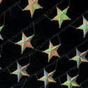 6815   Suspended Christmas star curtain