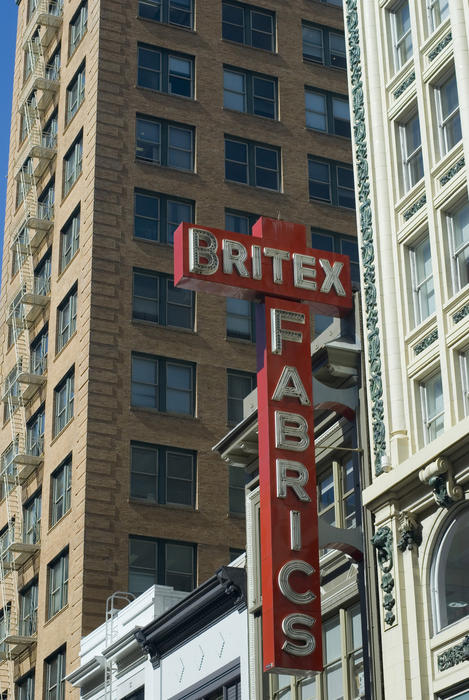 heritage buildings in downtown san francisco - britex fabrics