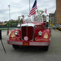 6676   Historic red fire engine