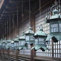 6074   Kasuga taisha metal lanterns